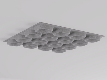 PYRYMYD DARK - Recycled material acoustic panel by Intra lighting - view 2